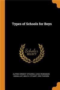 Types of Schools for Boys