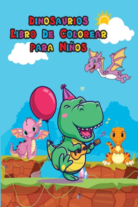 Dinosaurios Libro De Colorear para Ninos