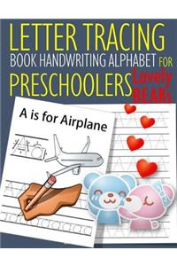 Letter Tracing Book Handwriting Alphabet for Preschoolers Lovely Bear