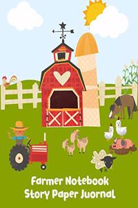 Farmer Notebook Story Paper Journal