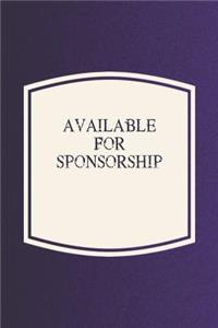 Available For Sponsorship