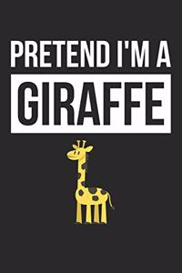 Halloween Notebook - Halloween Gift for Animal Lover - Halloween Giraffe Journal - Giraffe Diary