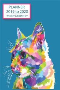 Academic Planner Cute Cat Design