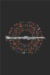 Clarinet With Music Notes