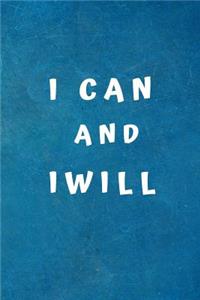 I Can and I Will