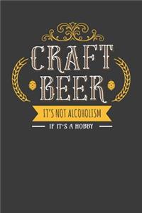 Craft Beer It's Not Alcoholism If It's a Hobby