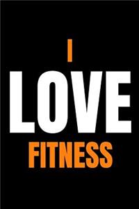 Personal Trainer Notebook I Love Fitness