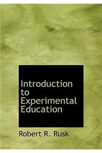 Introduction to Experimental Education