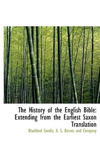 The History of the English Bible