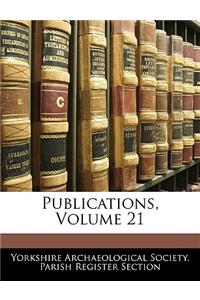 Publications, Volume 21