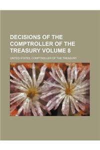 Decisions of the Comptroller of the Treasury Volume 8