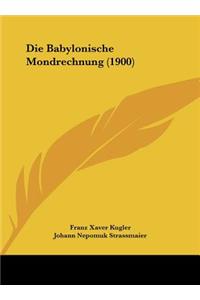 Babylonische Mondrechnung (1900)