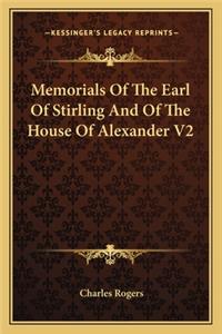 Memorials Of The Earl Of Stirling And Of The House Of Alexander V2