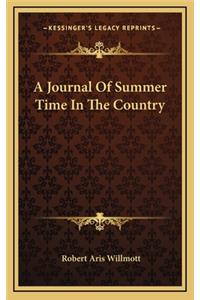 A Journal of Summer Time in the Country