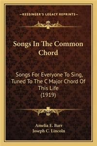 Songs In The Common Chord