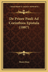 De Priore Pauli Ad Corinthios Epistula (1887)