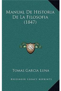 Manual De Historia De La Filosofia (1847)