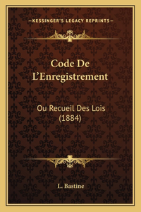 Code De L'Enregistrement