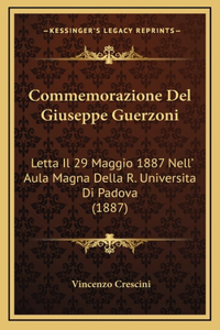 Commemorazione Del Giuseppe Guerzoni
