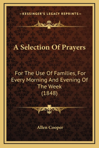 A Selection Of Prayers
