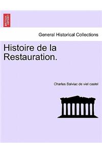 Histoire de la Restauration.