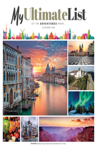 2024 My Ultimate List Wall Calendar