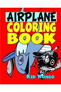 Airplane Coloring Book