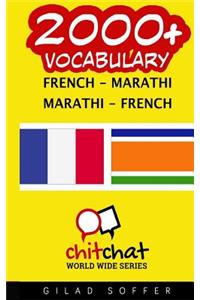 2000+ French - Marathi Marathi - French Vocabulary