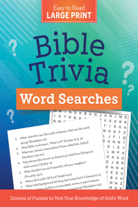 Bible Trivia Word Searches Large Print