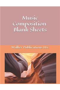 Music Composition Blank Sheets