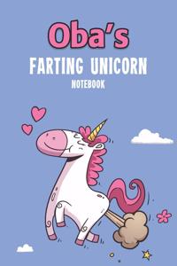 Oba's Farting Unicorn Notebook