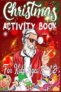 Christmas Activity Book For Kids Ages 8-12