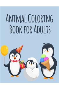 Animal Coloring Book For Adults