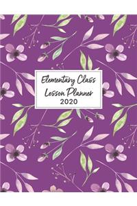 Elementary Class Lesson Planner 2020