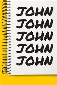 Name JOHN A beautiful personalized