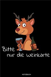 Bitte nur die Weinkarte
