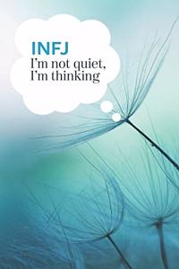 INFJ I'm not quiet, I'm thinking