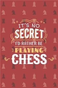 It's No Secret I'd Rather Be Playing Chess