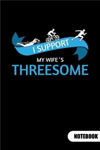 I support my wife´s threesome. Notebook