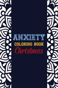 Anxiety Coloring Book Christmas