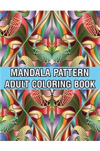 Mandala Pattern Adult Coloring Book