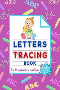 Letters Tracing book for preschoolers and kids ages 3-5