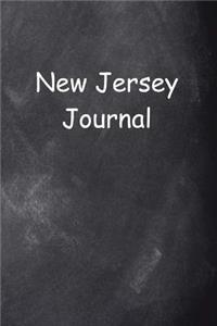 New Jersey Journal Chalkboard Design