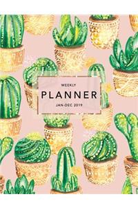 Weekly Planner Jan-Dec 2019