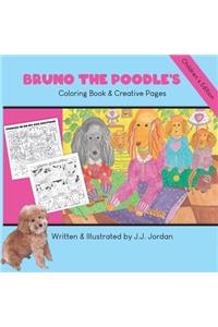 Bruno the Poodle's Coloring Book & Creative Pages