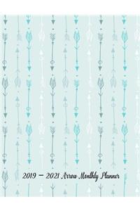 2019 - 2021 Arrow Monthly Planner