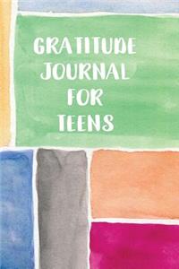 Gratitude Journal for Teens