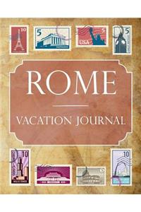 Rome Vacation Journal