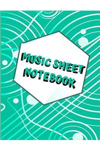 Music Sheet Notebook