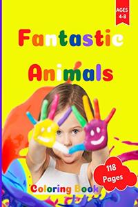Fantastic Animals Coloring Book